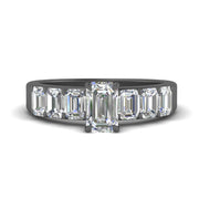 Emerald Cut Luxury Engagement Ring